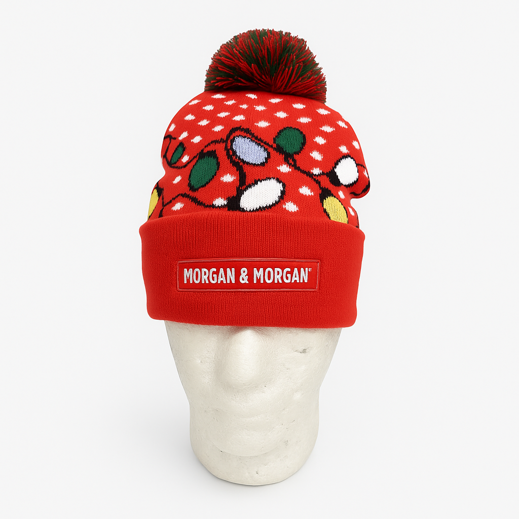 Morgan & Morgan Ugly Christmas Sweater Beanie