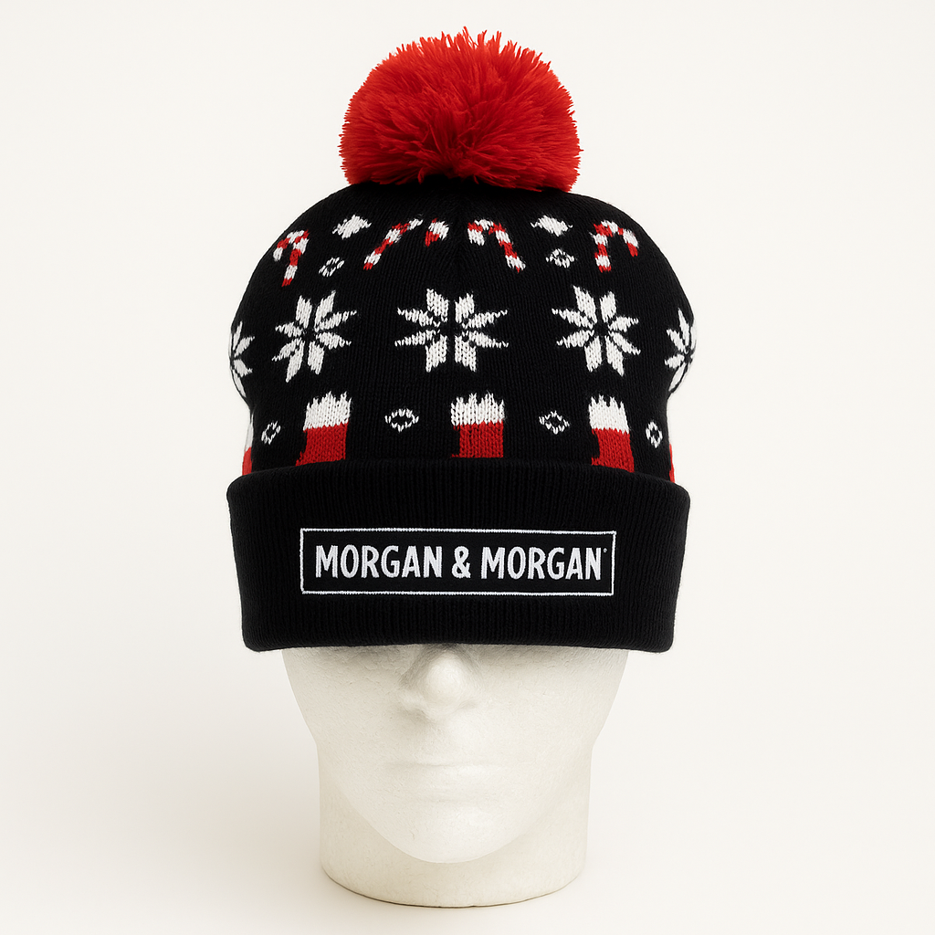 Morgan & Morgan Ugly Christmas Sweater Beanie