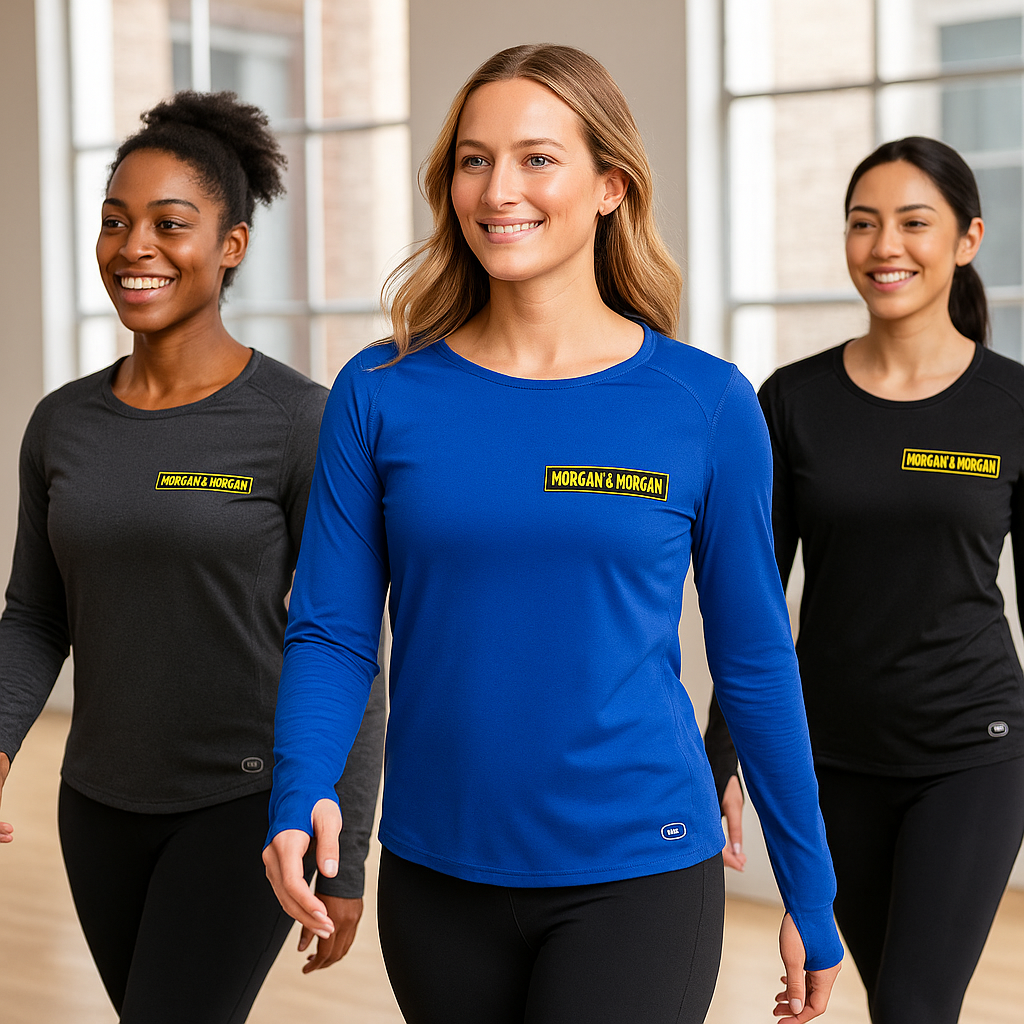 Morgan & Morgan OGIO® Women's Long Sleeve Pulse Crew