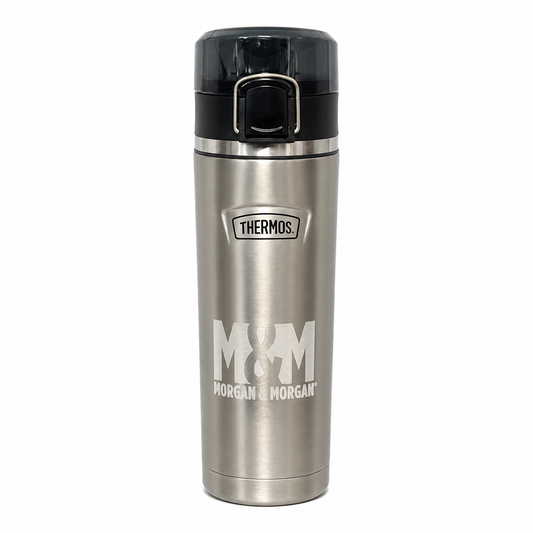 Morgan & Morgan Thermos ICON 24 oz Stainless Steel Water Bottle