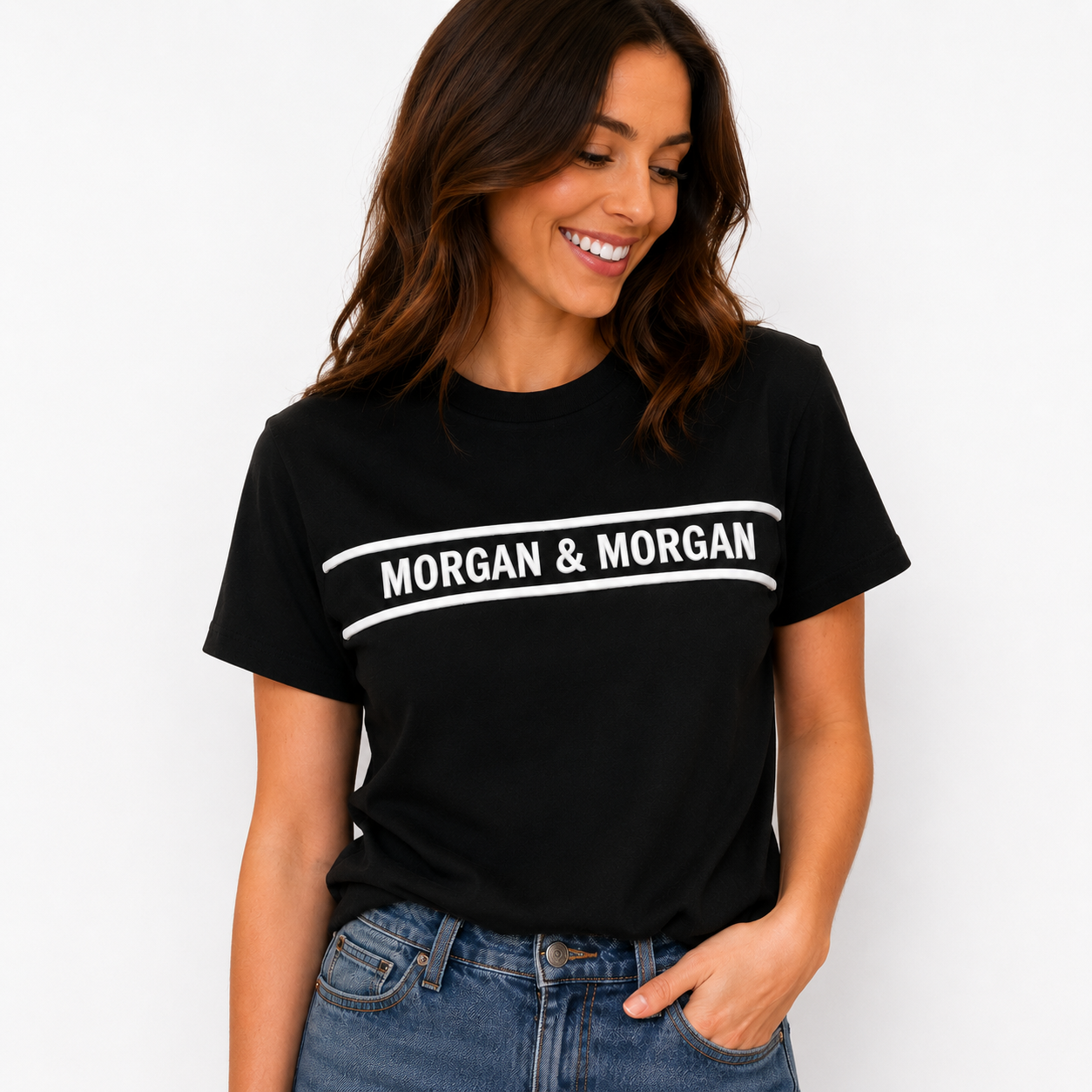 Morgan & Morgan Women's Fine Jersey Tee — Boxy Fit