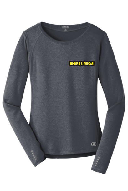 Morgan & Morgan OGIO® Women's Long Sleeve Pulse Crew