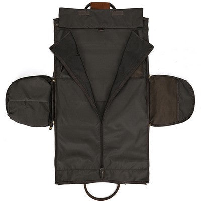 Morgan & Morgan Leather Garment Duffel Travel Bag