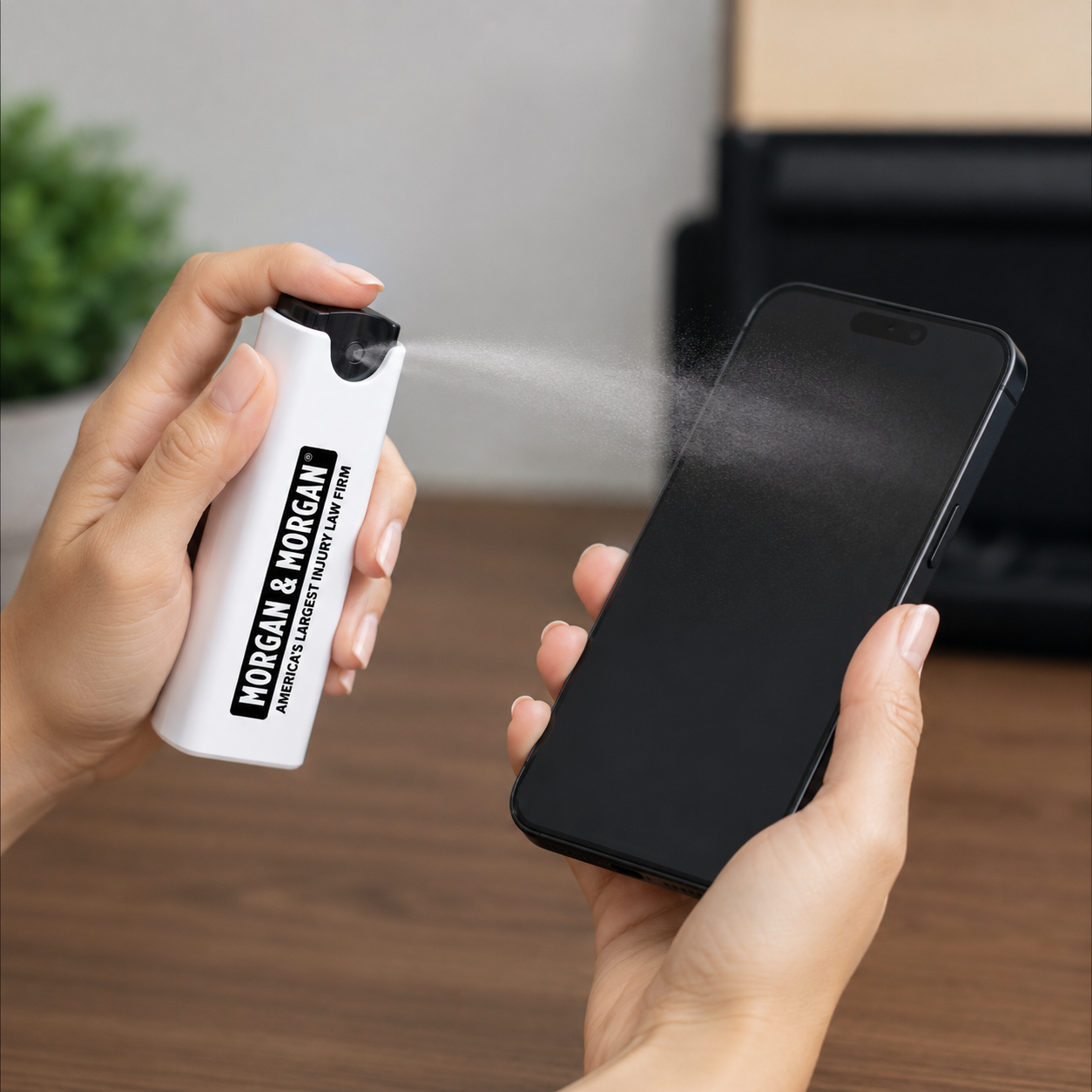 Morgan & Morgan 2-in-1 Screen Cleaner Spray