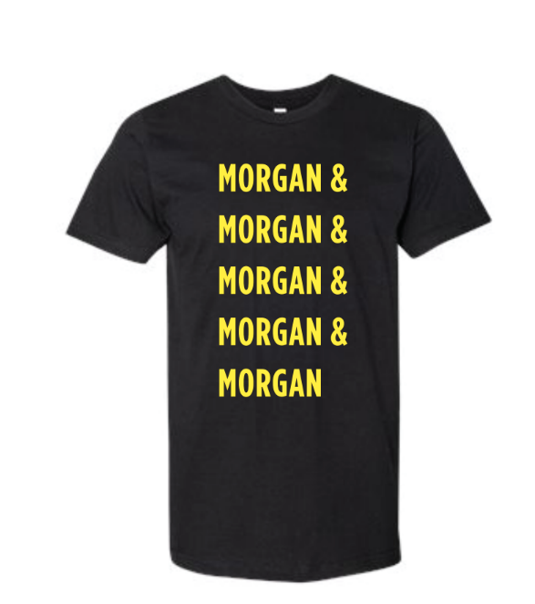 Morgan & Morgan Stacked Tee – Iconic. Bold. Unapologetic.