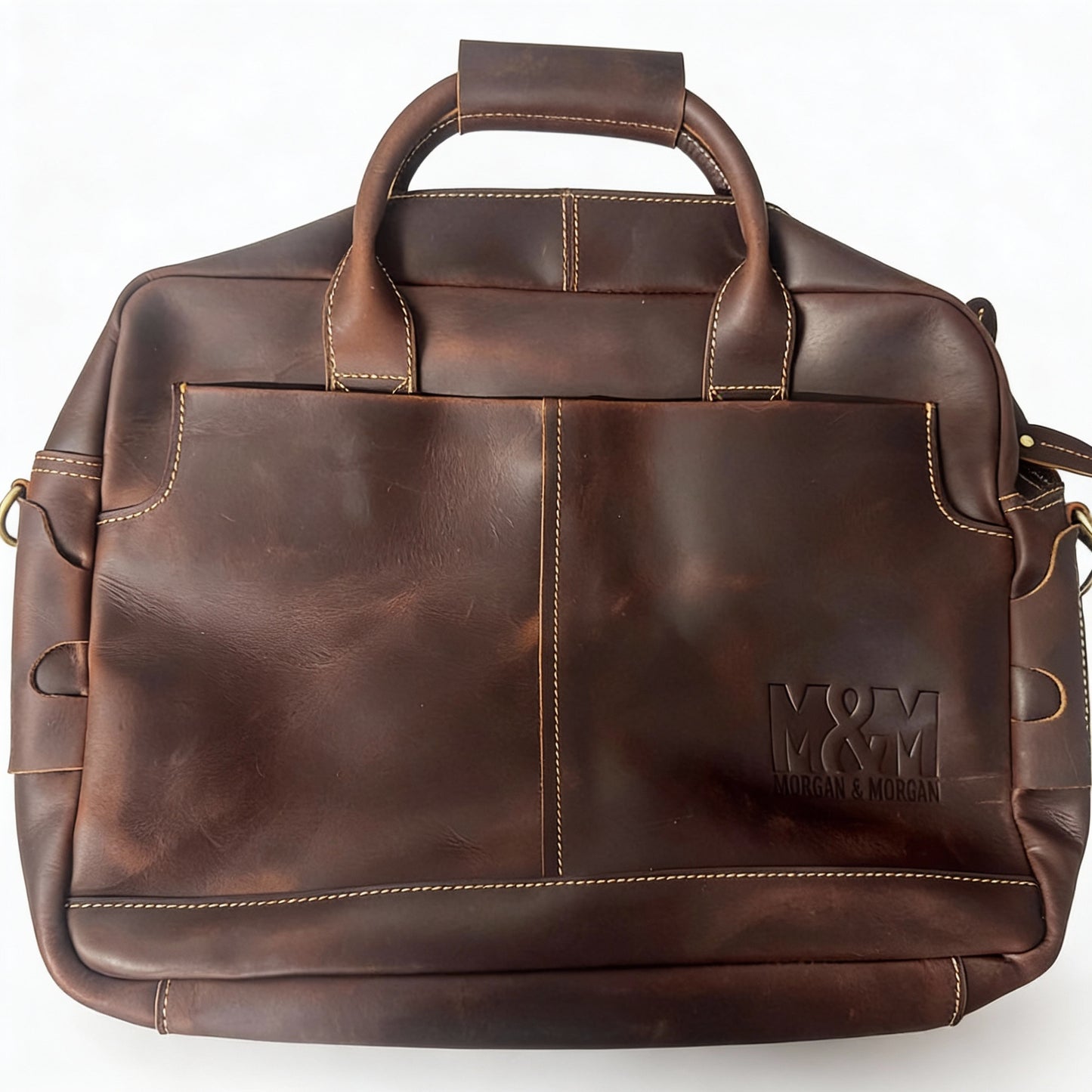 Morgan & Morgan Executive Leather Briefcase
