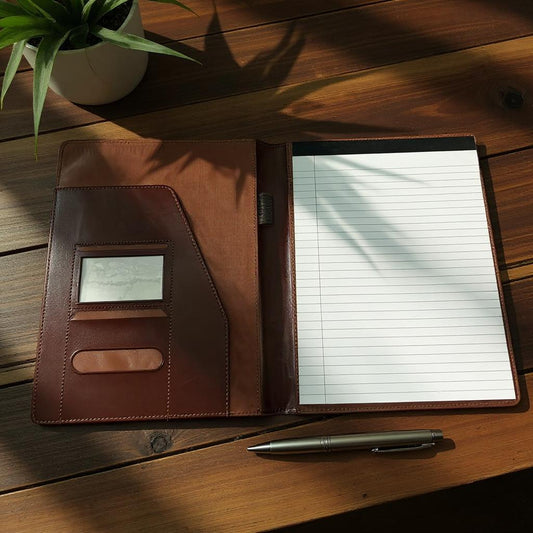 M&M Leather Padfolio