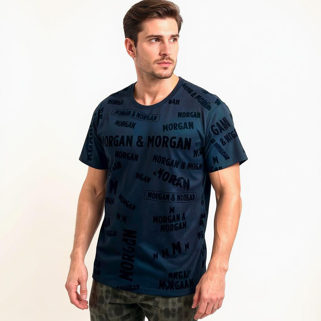 Morgan & Morgan All‑Over Logo Tee