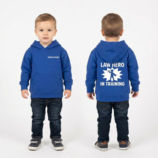 Law Hero in Training Toddler Pullover Hoodie
