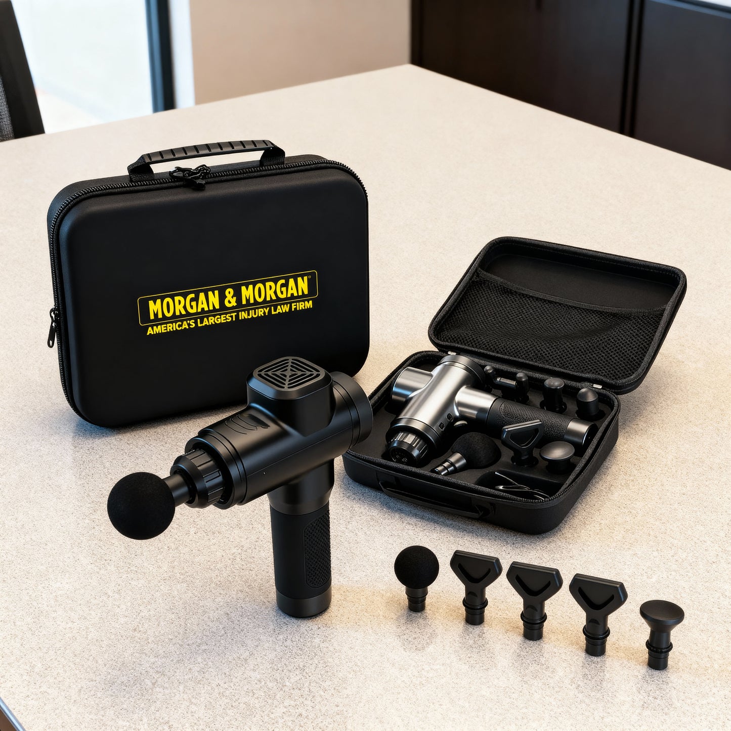 Morgan & Morgan Citadel Full-Size Massage Gun Set