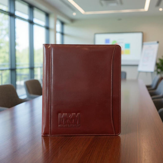 M&M Leather Padfolio