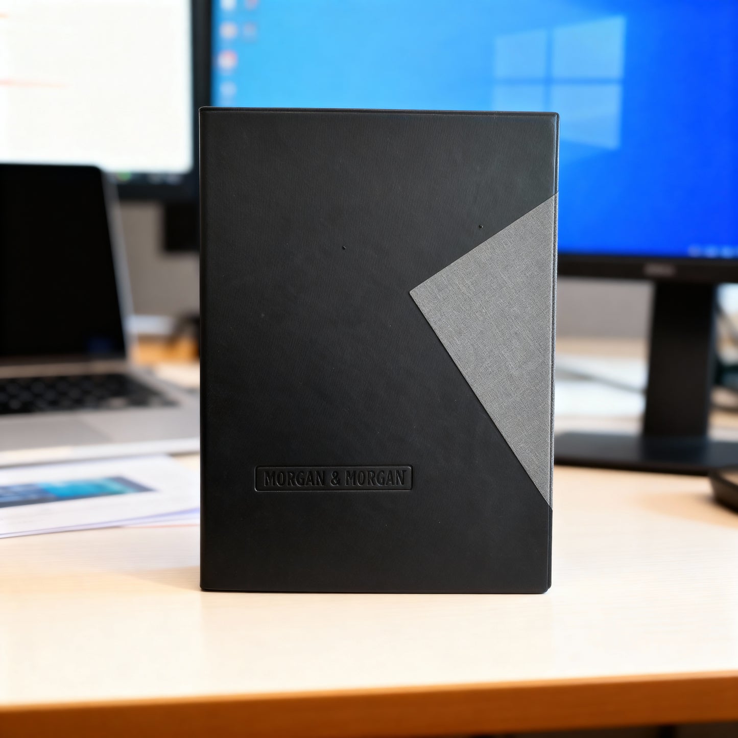 Morgan & Morgan Two-Tone Hardcover Notebook