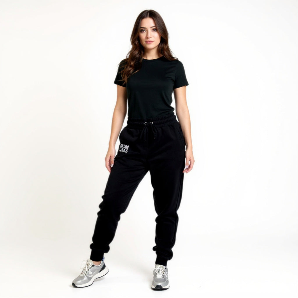 Morgan & Morgan Women’s Slim-Fit Joggers – Black