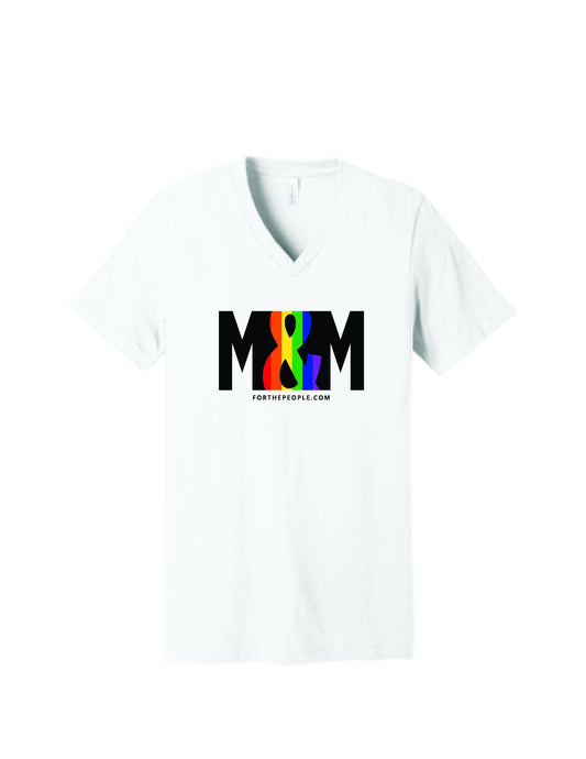 M&M Pride V-Neck Tee – For the People, For the Pride
