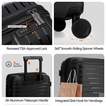 Morgan & Morgan Carry-On Spinner Luggage — Hardshell, 22"
