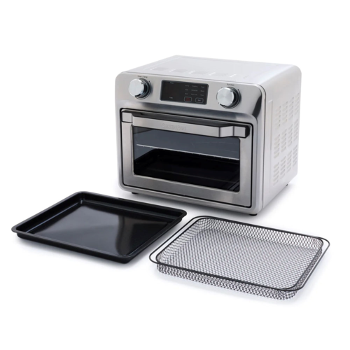 GreenPan Bistro 9-in-1 Air Fryer Toaster Oven, Stainless Steel - CC007671-001.png