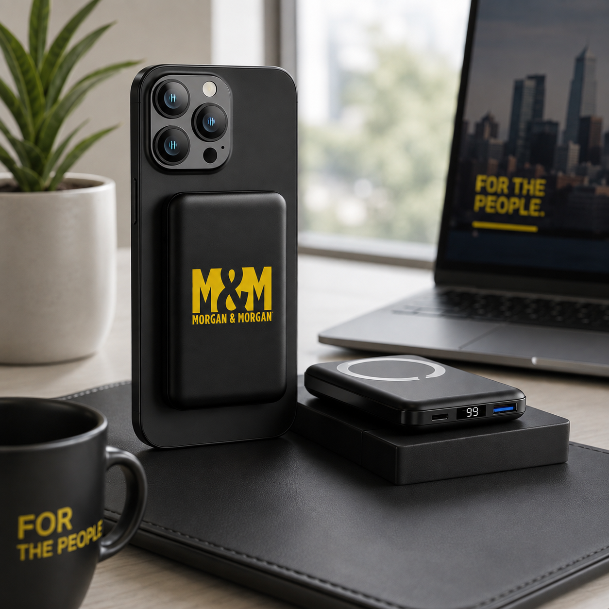 Morgan & Morgan MagSafe Wireless Power Bank — Power That Keeps Up With You