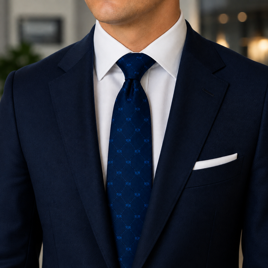 Morgan & Morgan Woven Silk Tie — Tied to the Firm