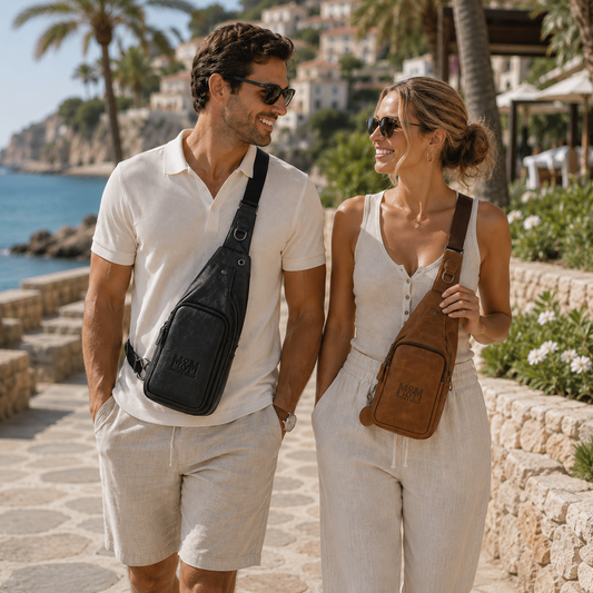 Morgan & Morgan Leather Sling Bag — Built for the Getaway