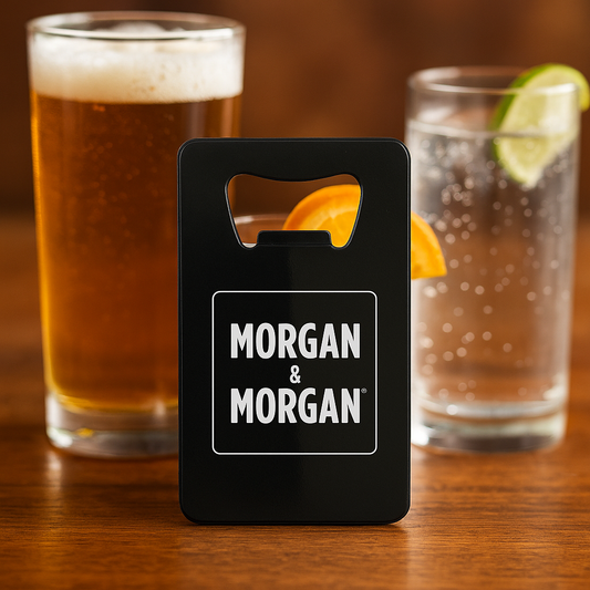 Morgan & Morgan Bottle Opener Card