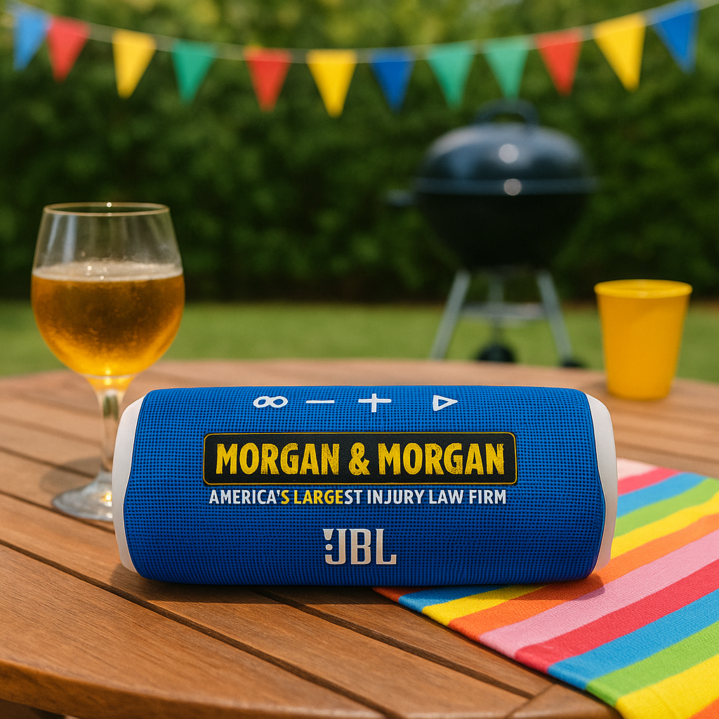 Morgan & Morgan JBL Portable Bluetooth Speaker — Flip 6 & Grip