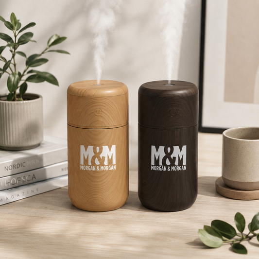 Morgan & Morgan USB Aromatherapy Humidifier — Wood Grain, 12 oz.