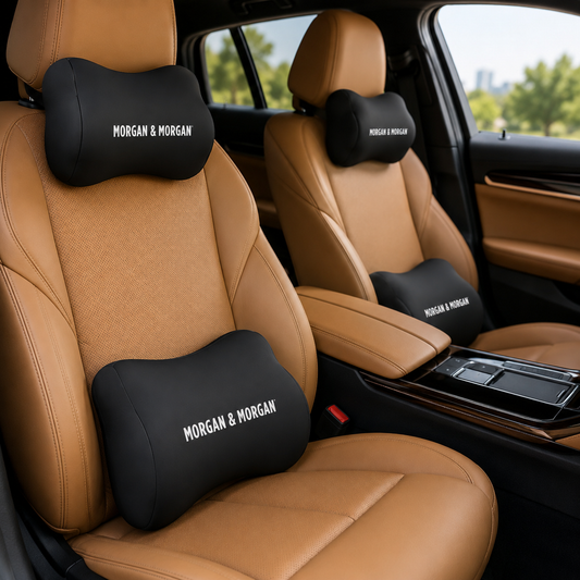 Morgan & Morgan Memory Foam Headrest & Lumbar Support Set