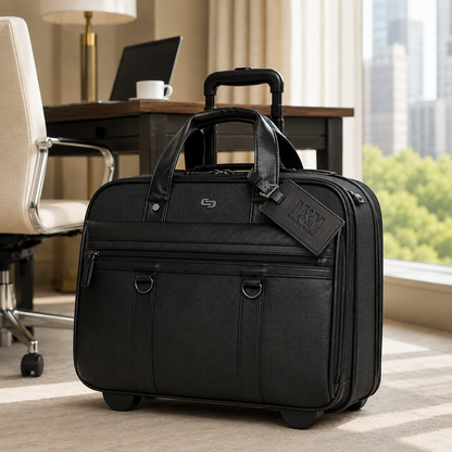 Morgan & Morgan Solo New York Macdougal Rolling Laptop Case — 17.3"