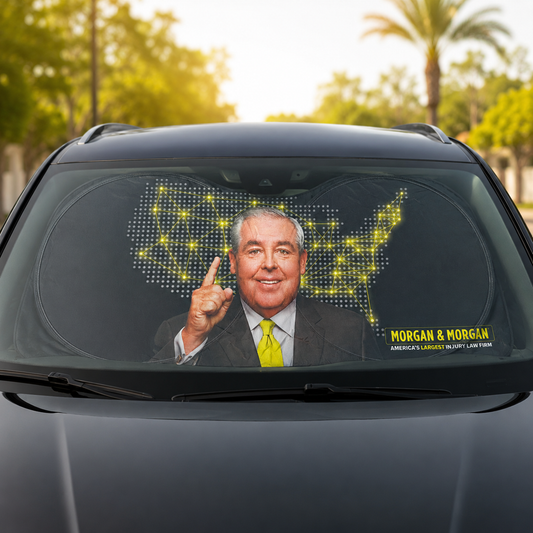 Morgan & Morgan John Morgan Windshield Sun Shade