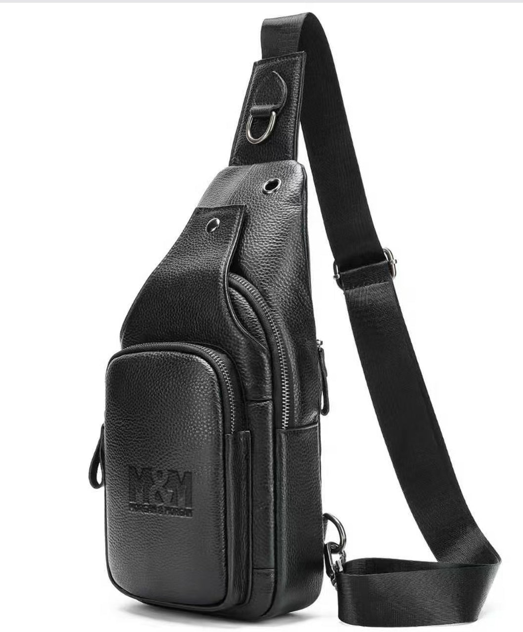 Morgan & Morgan Leather Sling Bag — Built for the Getaway
