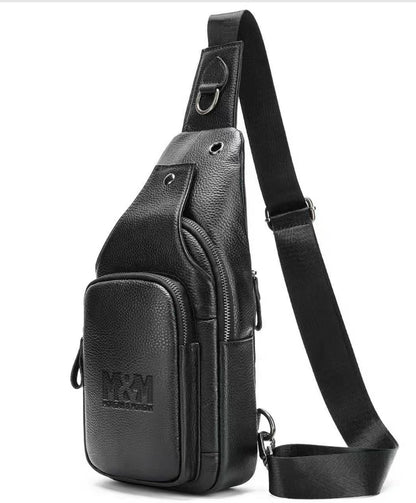 Morgan & Morgan Leather Sling Bag — Built for the Getaway