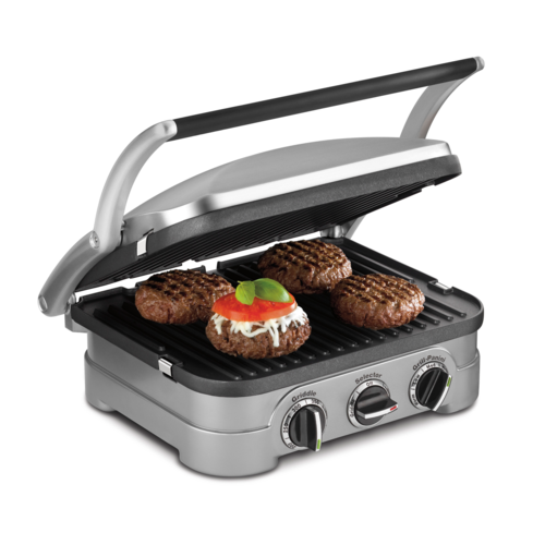 Cuisinart Griddler Indoor Grill - Griddle and Panini Press - GR-4NNAS.png