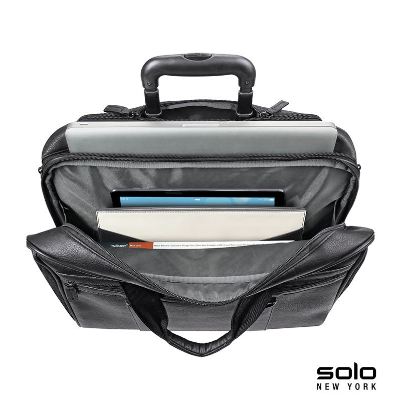 Morgan & Morgan Solo New York Macdougal Rolling Laptop Case — 17.3"