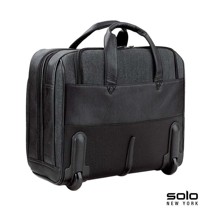 Morgan & Morgan Solo New York Macdougal Rolling Laptop Case — 17.3"
