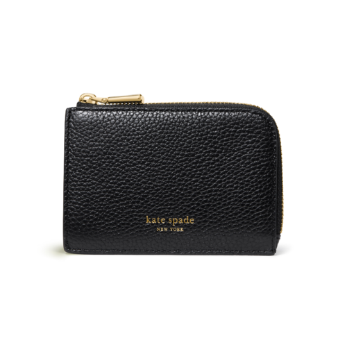 kate spade Mini Zip Card Case Black - KN424SPACEBLK.png