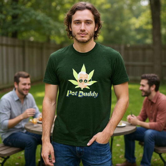 Pot Daddy Graphic Tee – Chill Icon Energy