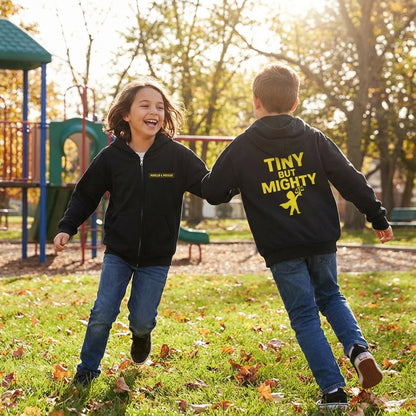Tiny But Mighty Youth Zip-Up Hoodie