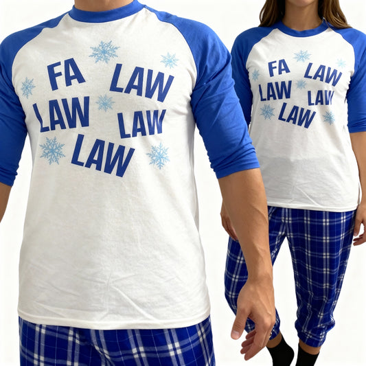 Morgan & Morgan Holiday Shirt – “Feliz Lawvidad” or “Fa Law Law Law” (Unisex)