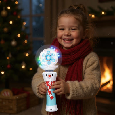 Morgan & Morgan LED Winter Wonderland Snowflake Spinning Wand