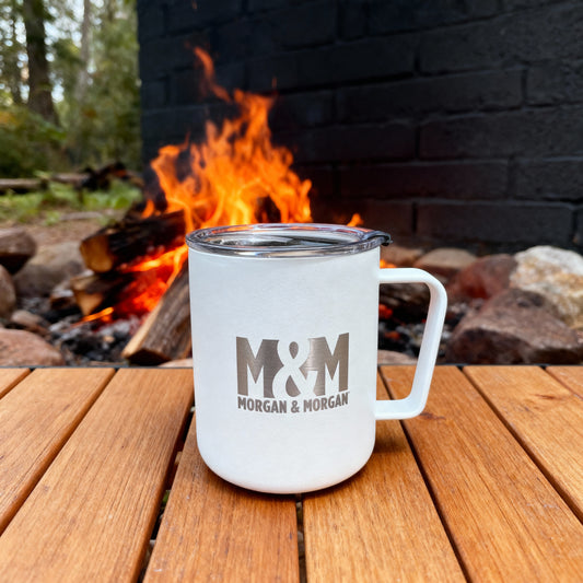Morgan & Morgan MiiR® 12 oz. Insulated Camp Mug – White Powder