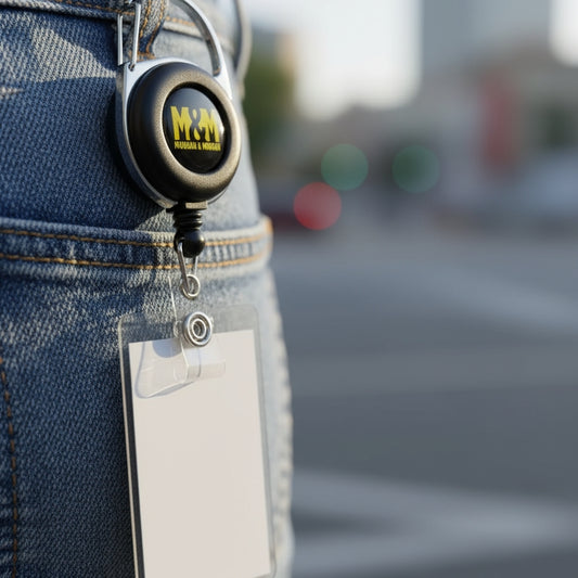 Morgan & Morgan Premium Carabiner Badge Reel