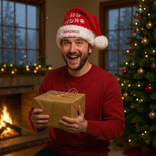 Morgan & Morgan “Ho Ho Ho” Santa Hat – Festive & Fearless