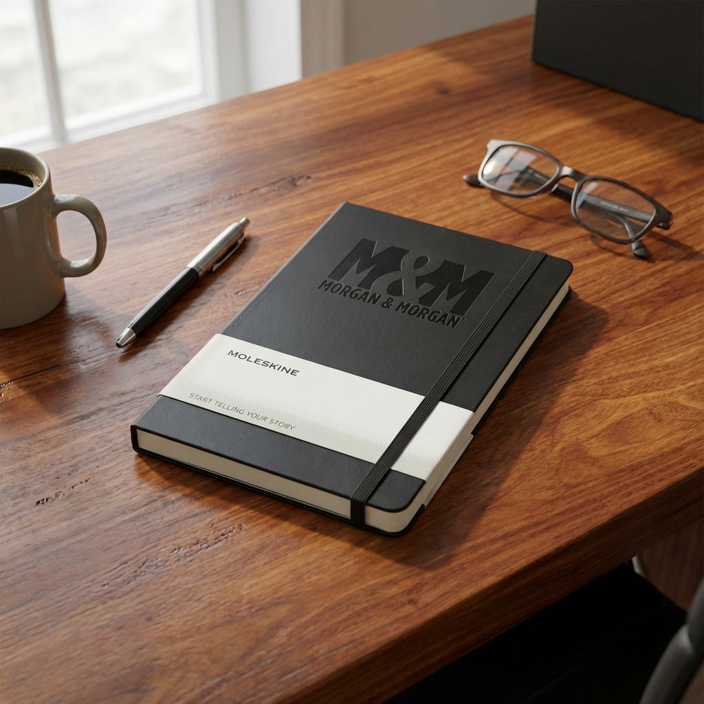 Morgan & Morgan Moleskine® Hardcover Ruled Notebook