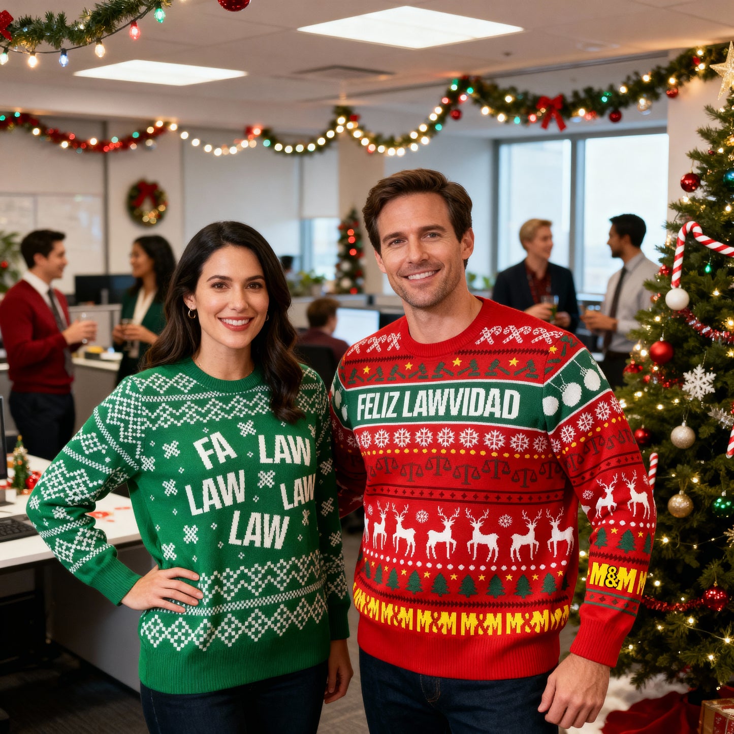 Morgan & Morgan Ugly Holiday Sweater