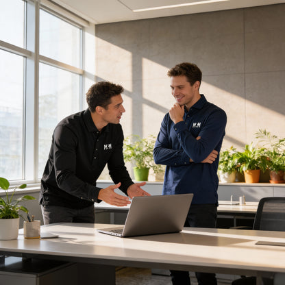 Morgan & Morgan x Greyson Omaha Performance Long Sleeve Polo