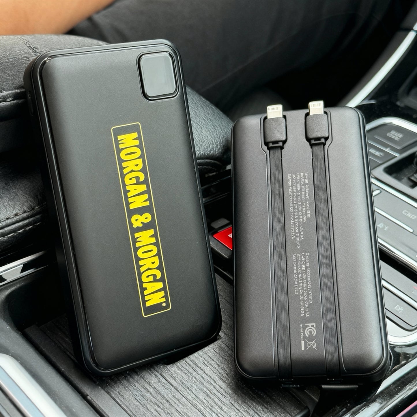 Morgan & Morgan Marquis 10,000mAh Power Bank – Fast Charging Portable Battery