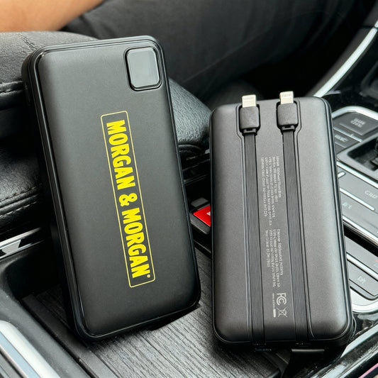 Morgan & Morgan Marquis 10,000mAh Power Bank – Fast Charging Portable Battery