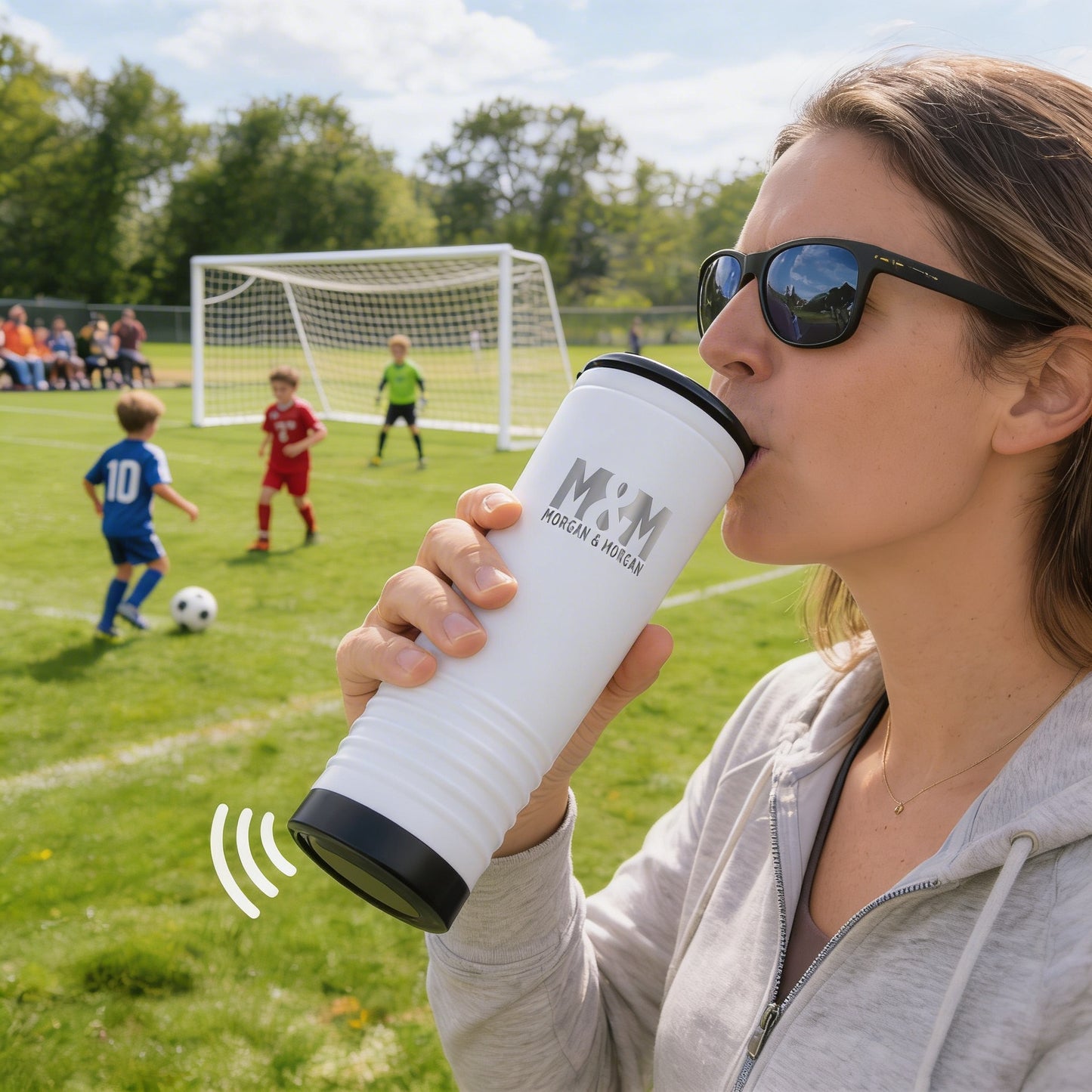 M&M Howler Cup – 23 oz. Insulated Tumbler with Built-In Horn