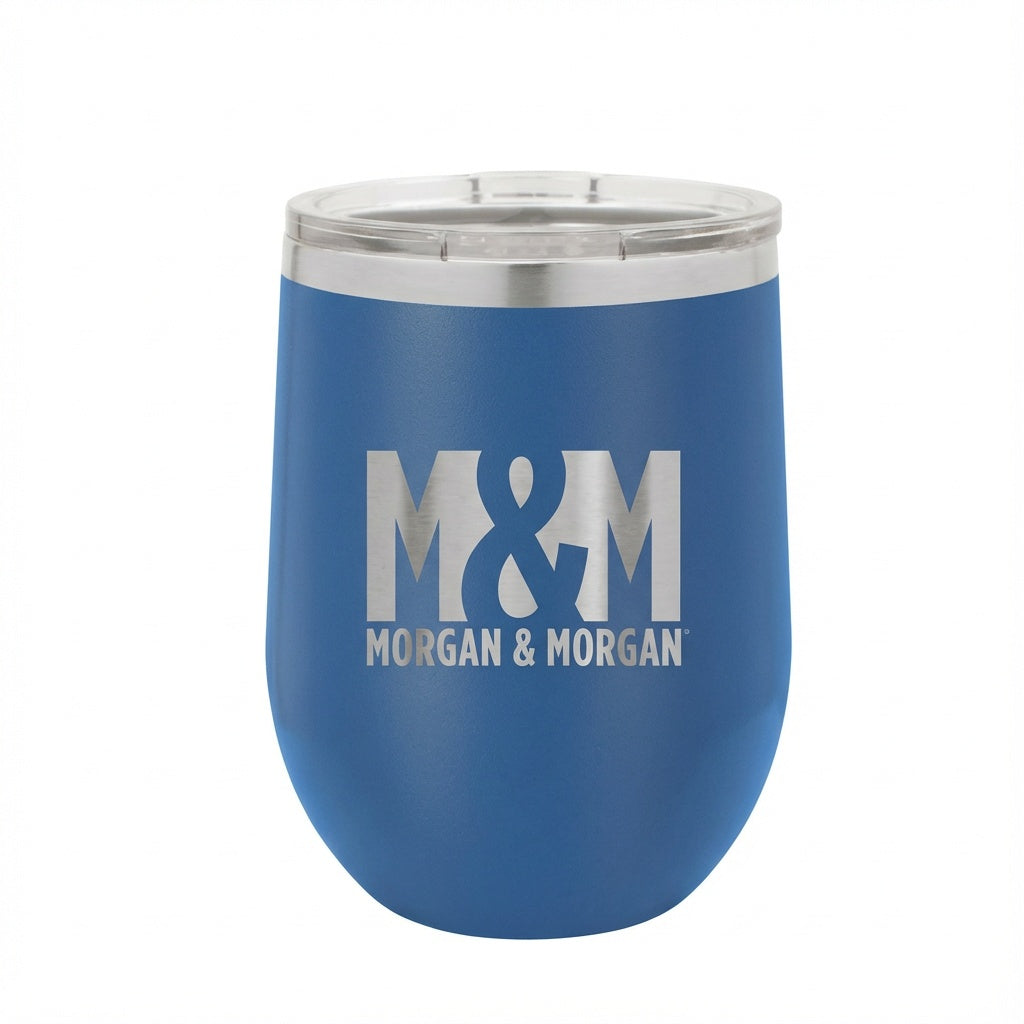 Morgan & Morgan Polar Camel 12oz Stemless Stainless Steel Wine Tumbler