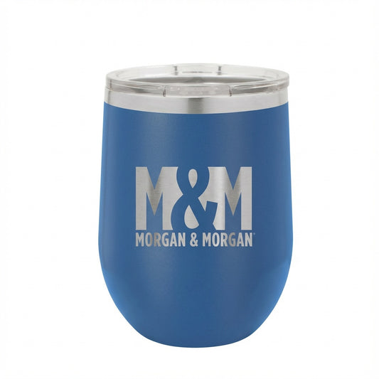 Morgan & Morgan Polar Camel 12oz Stemless Stainless Steel Wine Tumbler
